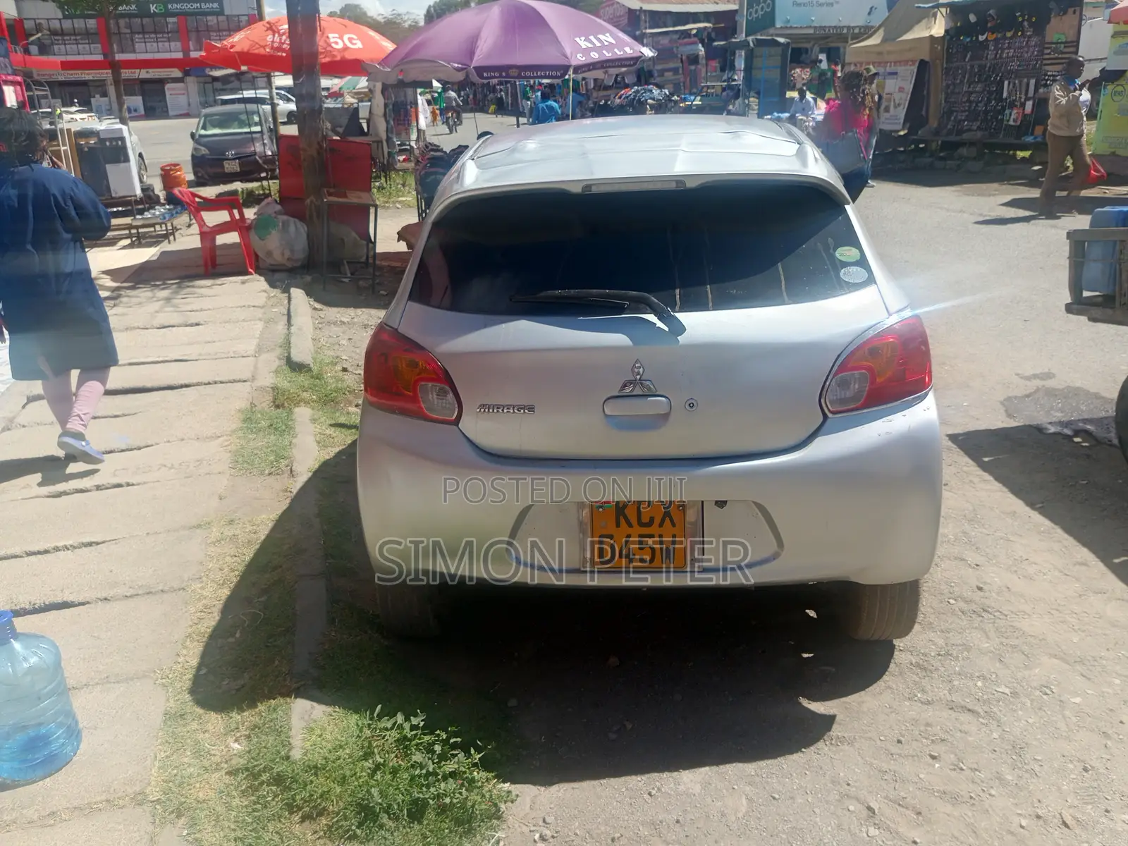 Mitsubishi Mirage 2012 Silver