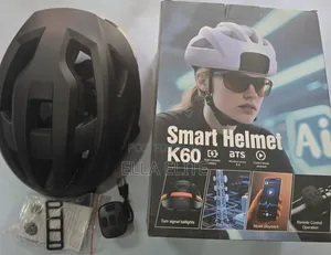 K60 Smart AI Bike Helmet (With in-Built Speakers+bluetooth+controller)
