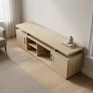 TV Stand; 1.8M Wooden TV Stand With Shelves