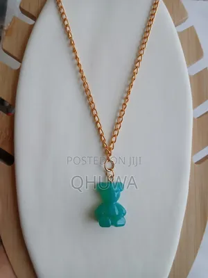 Handmade Teddy Bear Pendant & Matching Keychain Set – KSh 1,200
