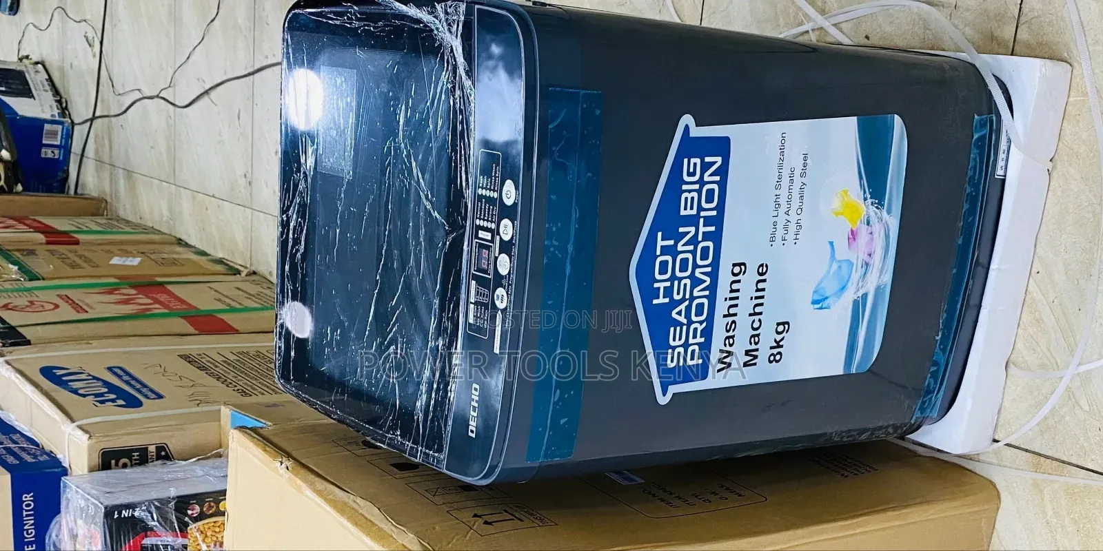 Decho 8kg Fully Automatic Top-Load Washing Machin