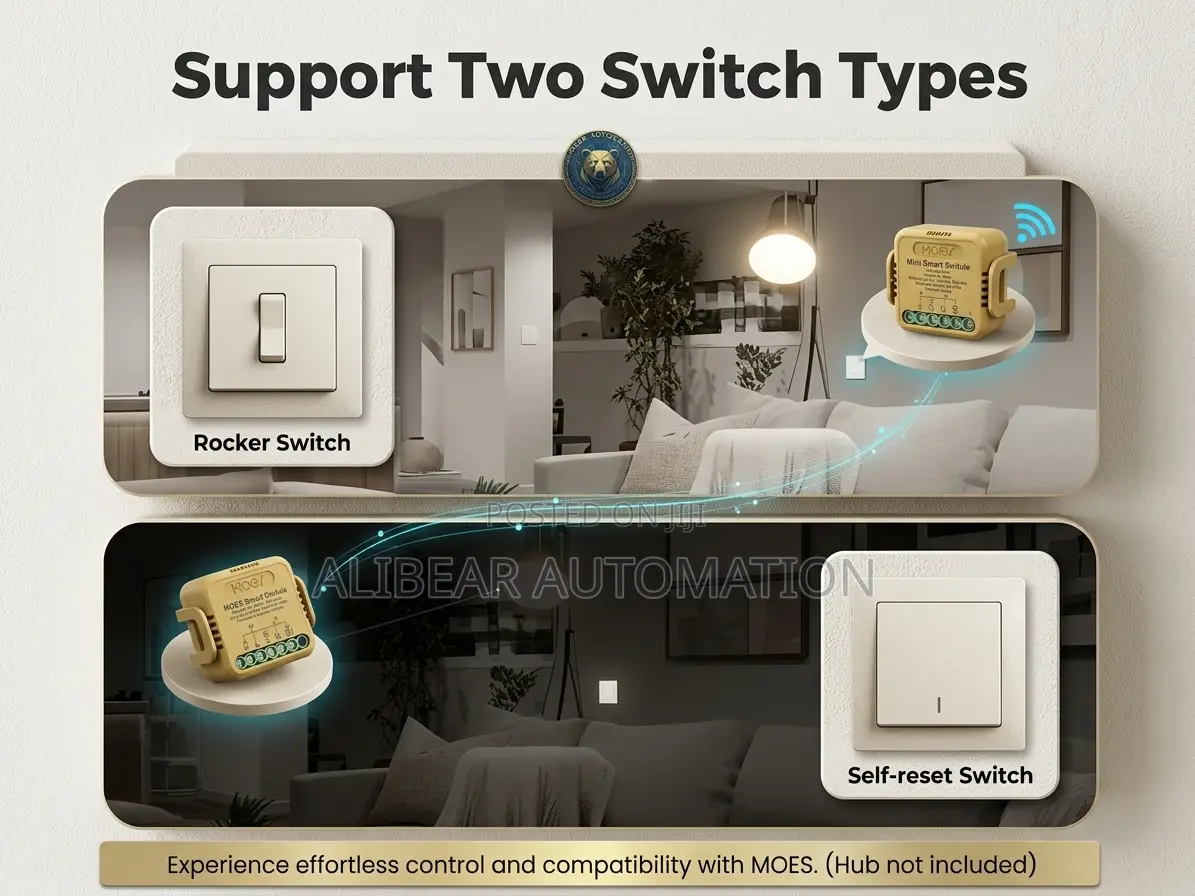 WiFi Mini DIY Smart Light/Socket Switch Relay/Timer/App Control 1 Gang
