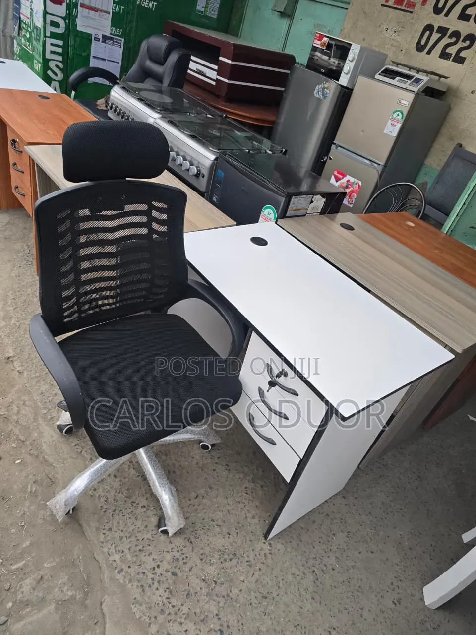 Black Headrest for Study and Office