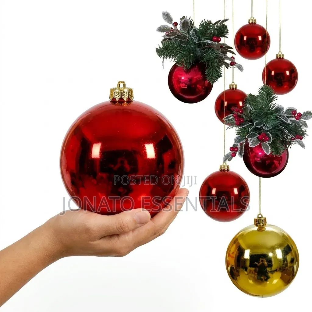 Large 15cm Christmas Baubles Hanging Tree Decorations