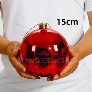 Large 15cm Christmas Baubles Hanging Tree Decorations