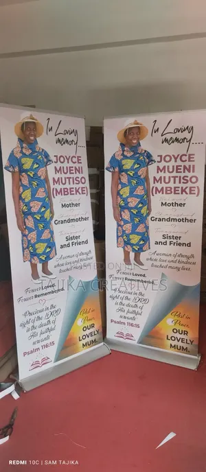 Burial Broadbase Roll Up Banner