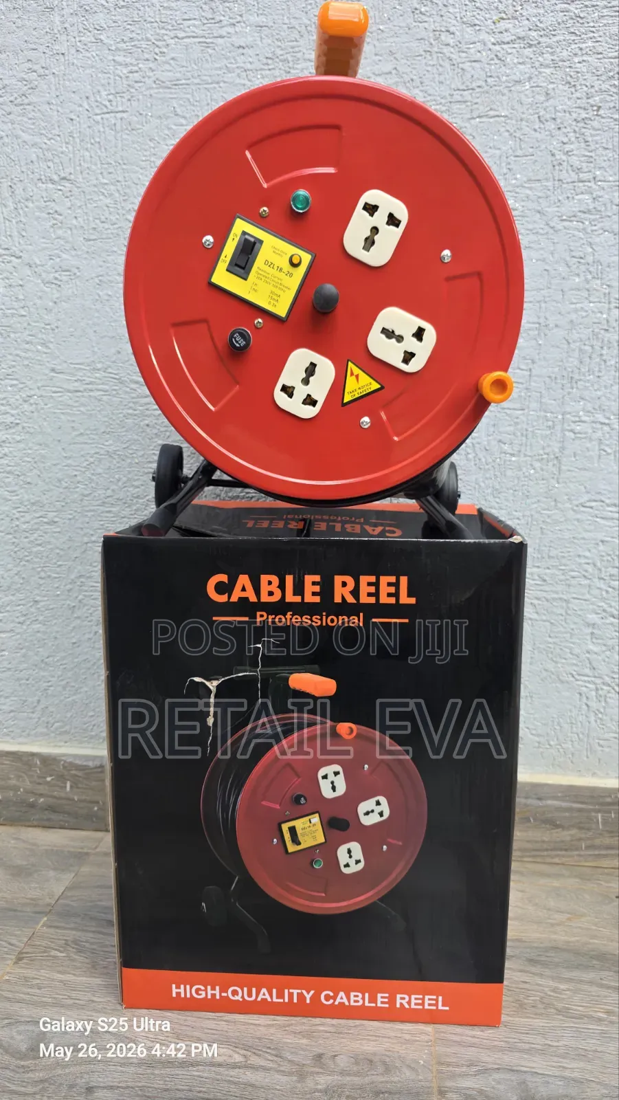 50m Extension Cable Reel