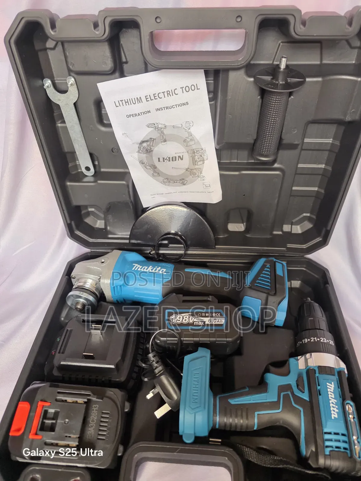 Makita Cordless Combo Drill+grinder