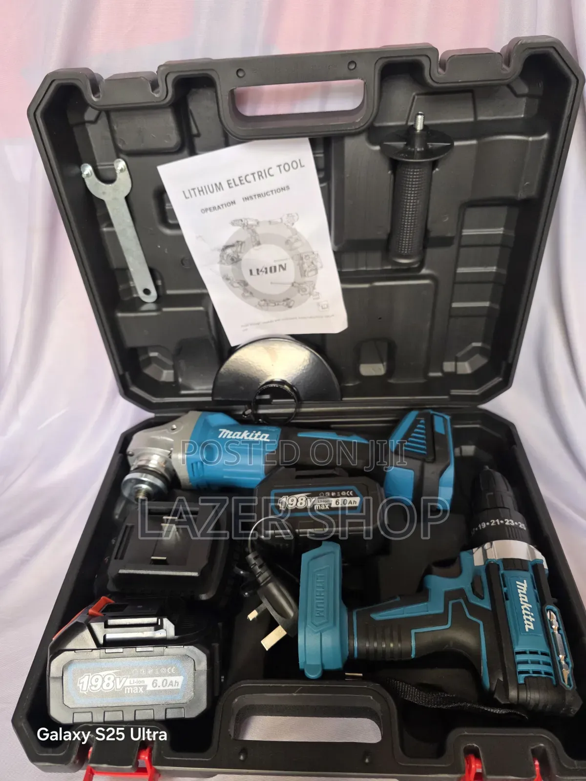 Makita Cordless Combo Drill+grinder