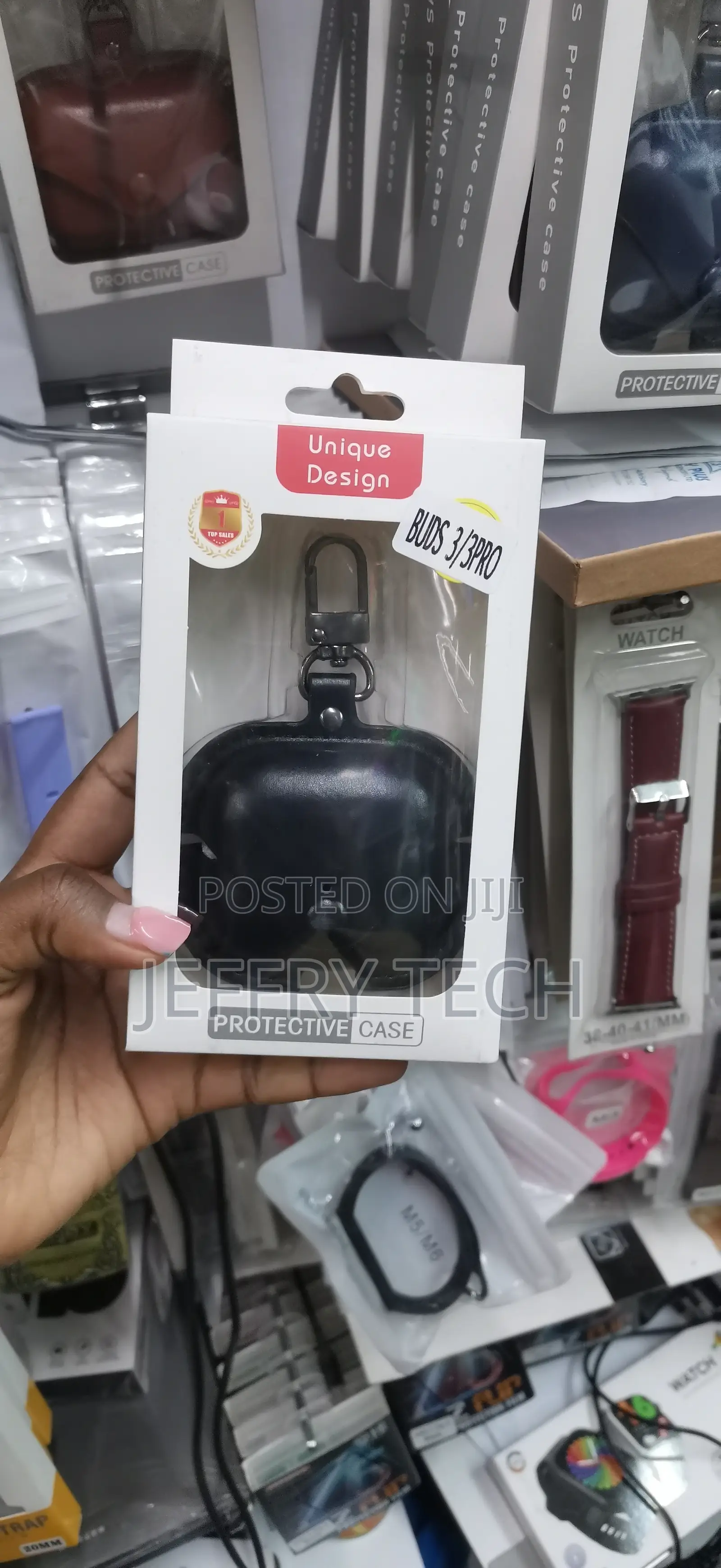 Unique Design PU Leather Case Designed for Wireless Earbuds AirPods 3