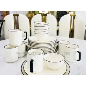 24-Piece Japanese Style Ceramic Dinner Set