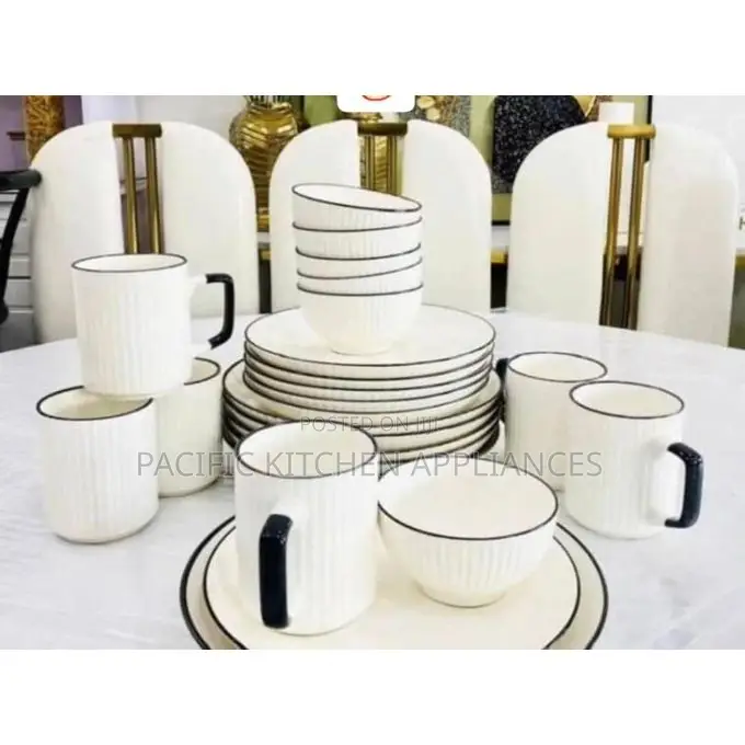 24-Piece Japanese Style Ceramic Dinner Set