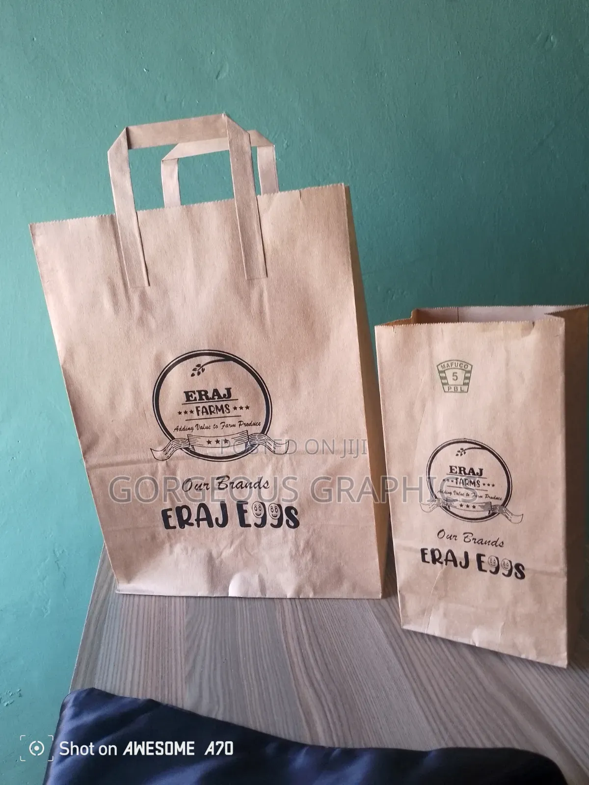 Khaki Bags Branding