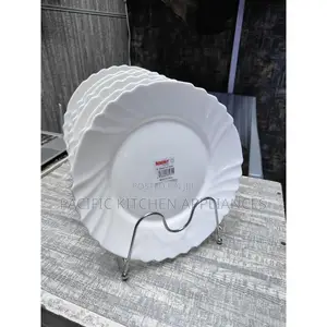 6 PCS White Plates
