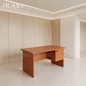 Office Clerical Desk | 1.2 Meter Brown Home Studies Desk
