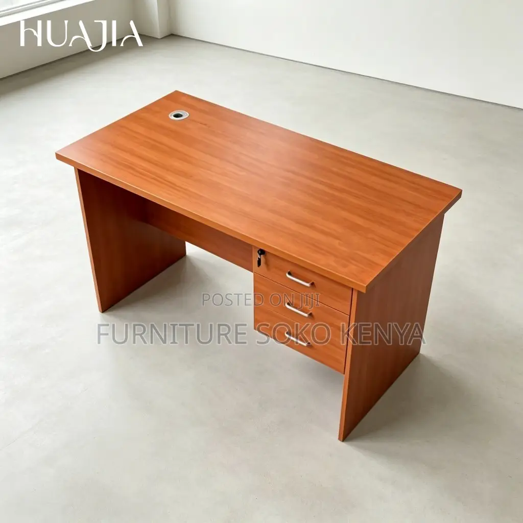 Office Clerical Desk | 1.2 Meter Brown Home Studies Desk