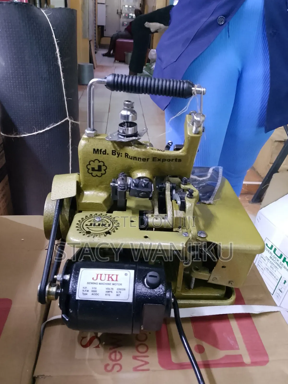 Overlock Sewing With Motor/ Juki Overlock Machine
