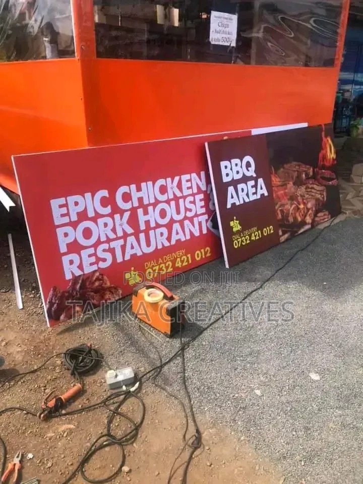 Well Framed Banner Signage