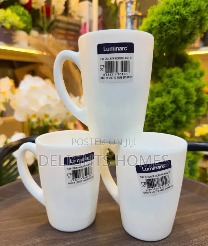 Set of 6 Luminarc Essence Cups-Je