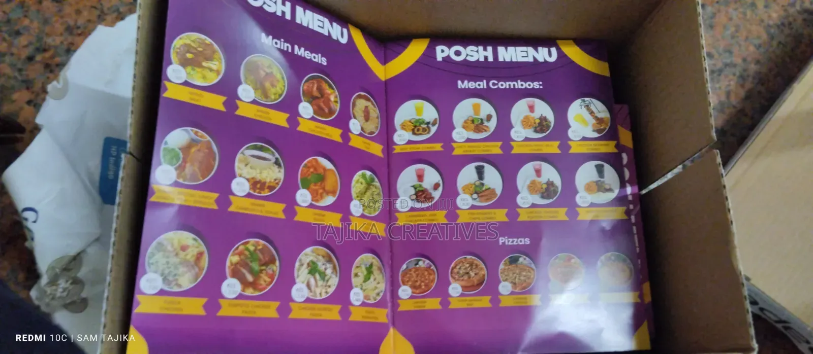Hotel Menus Design and Printing