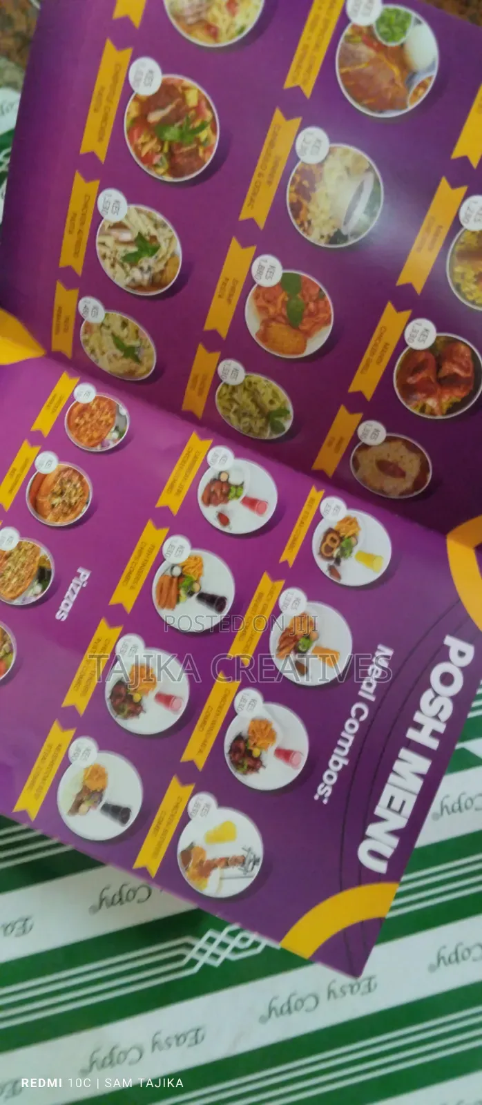 Hotel Menus Design and Printing