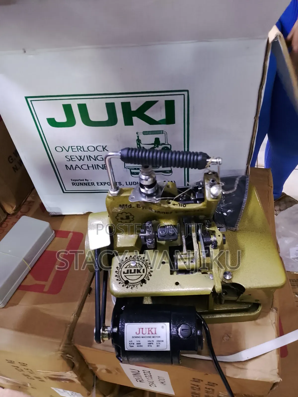 Heavy Duty Juki Overlock Head Only With Motor Machine