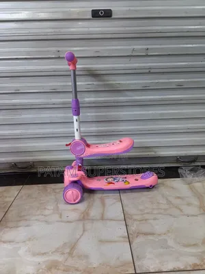 Toddlers Scooter With Sit / Foldable Scooter Pink Colour