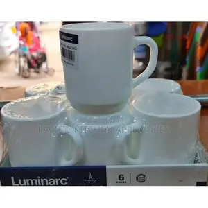 Luminarc 6Pcs Plain White Cups