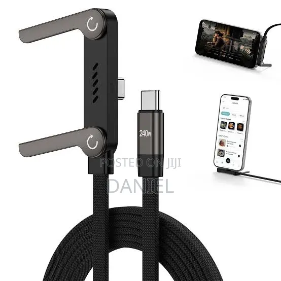 Phone C to C Charger With Stand
