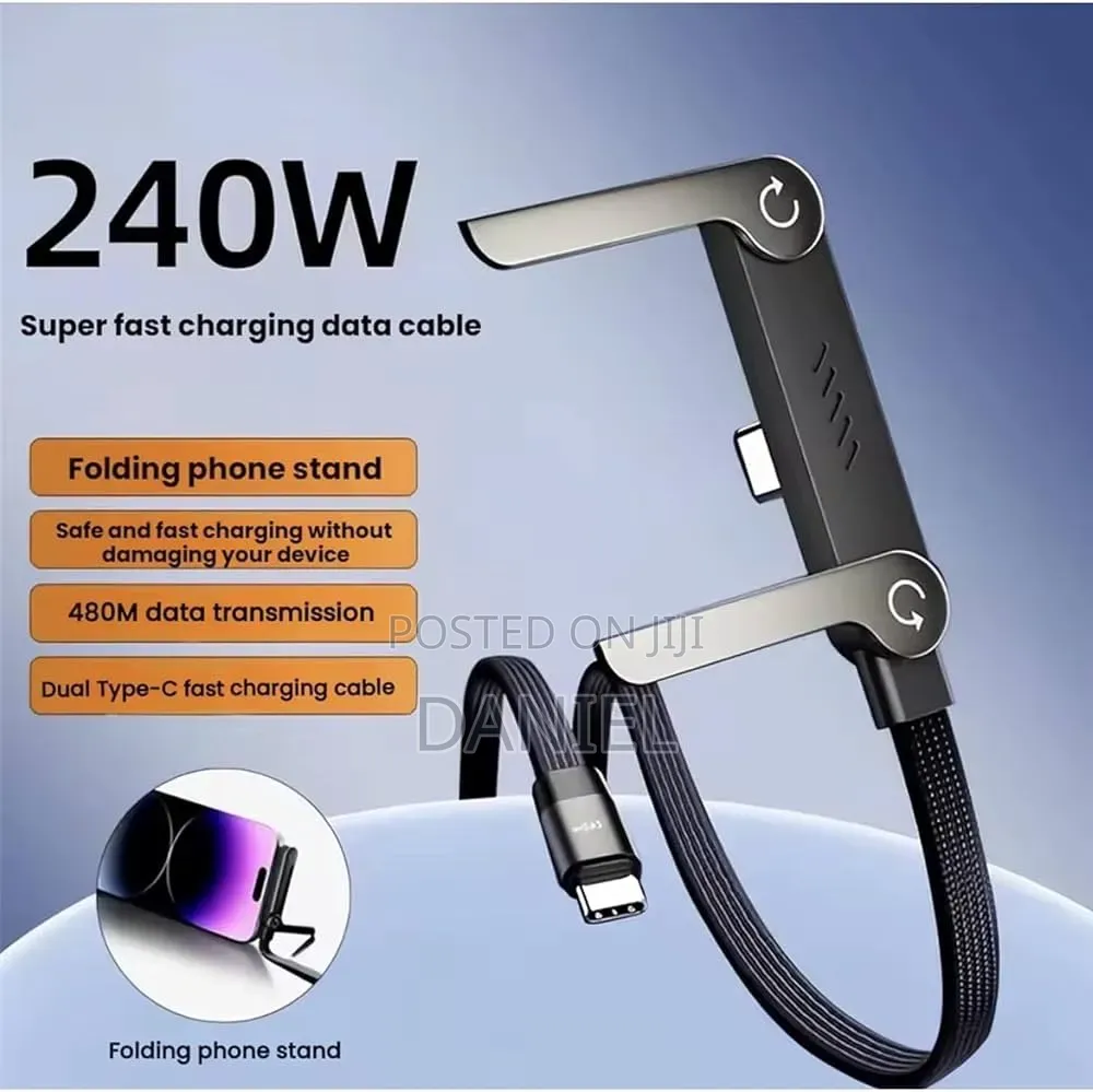 Phone C to C Charger With Stand