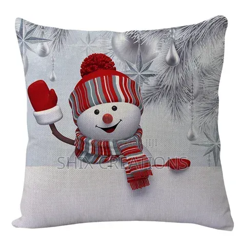 Throw Pillow Cases Christmas Decor Print