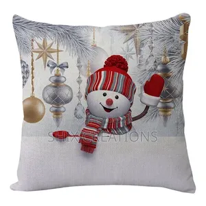 Throw Pillow Cases Christmas Decor Print