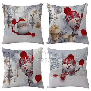 Throw Pillow Cases Christmas Decor Print