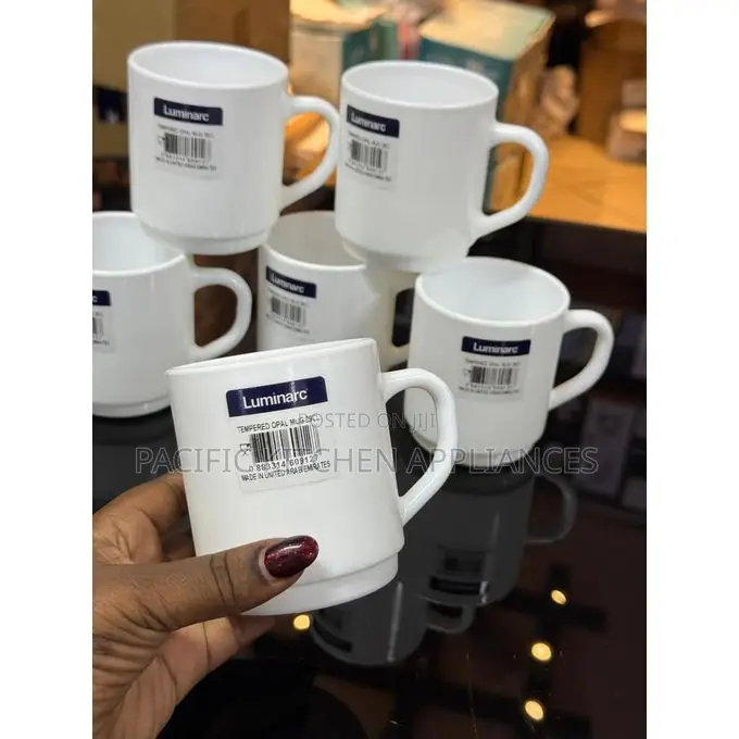 Luminarc Elegant Pure White Mugs – 300ml