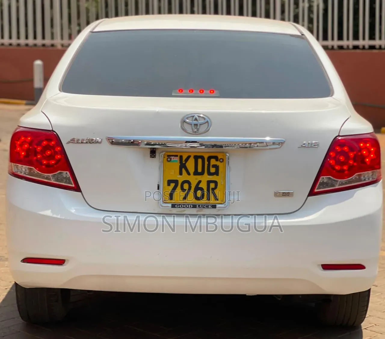 Toyota Allion 2014 White