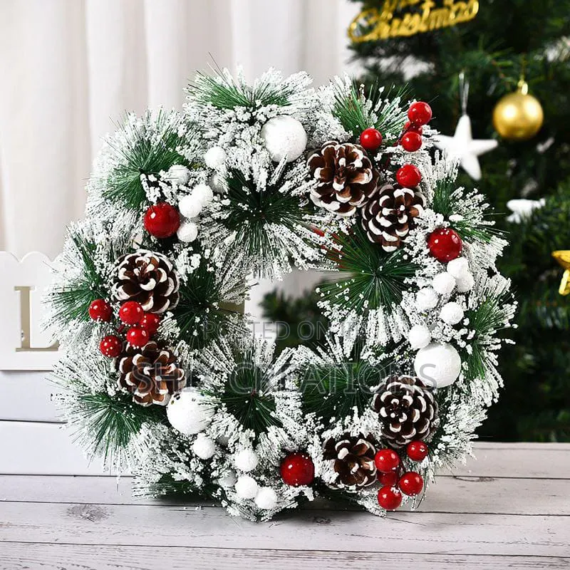 Door Hanging Christmas Wreath