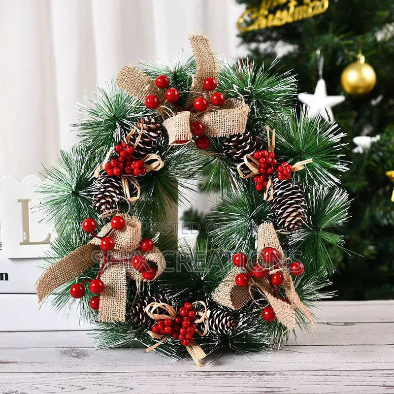 Door Hanging Christmas Wreath