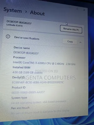 Laptop Dell 4GB Intel Core i5 SSD 128GB