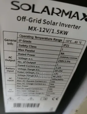 1.5kwh Off Grid Inverter