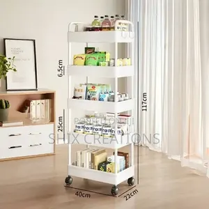 Multipurpose 4 Tier Storage Rack Personal Care Rack