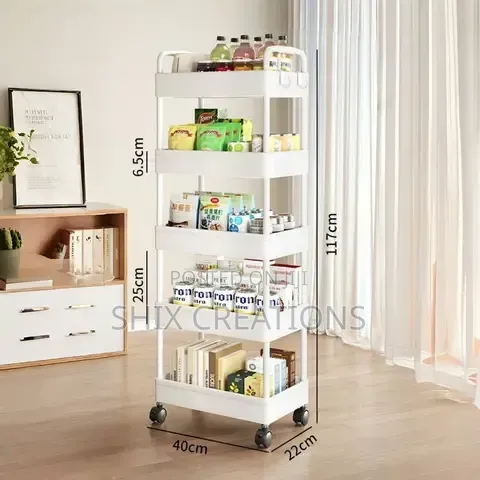 Multipurpose 4 Tier Storage Rack Personal Care Rack