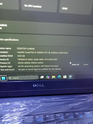Laptop Dell Latitude E6440 4GB Intel Core i5 HDD 320GB