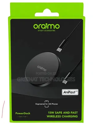 Oraimo PowerDock 15W Wireless Charger AniFast Fast Wireless Pad