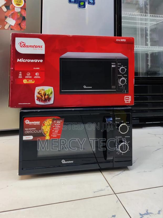 Ramtons RM672 20L Manual Microwave (Black) - thumbnail 2