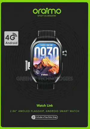 Oraimo Watch Link OSW-810 2.04" 4G Android Watch AMOLED With Camera