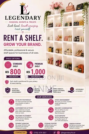 Rental Shelves- Nyeri Town