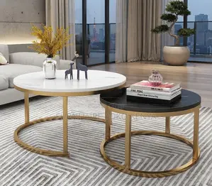Coffee Table | Dual Round Coffee Table Set