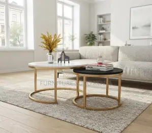 Coffee Table | Dual Round Coffee Table Set