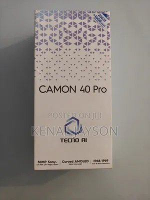 Tecno Camon 40 Pro 4G 256 GB Black