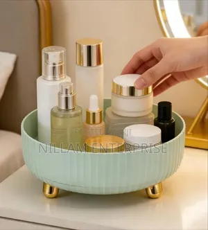Rotating Multi-Purpose Storage Tray